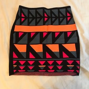 RACHEL Rachel Roy Print Bandage Skirt Worn 1 Time